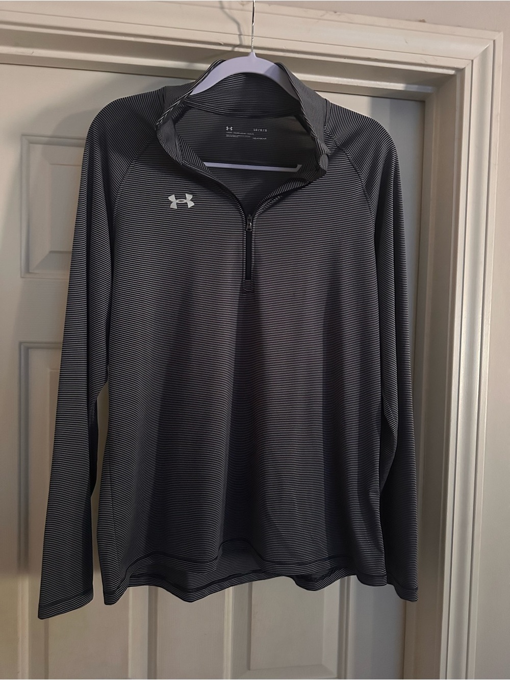 Under Armour Men’s Black & Gray Quarter-Zip Performance Jacket